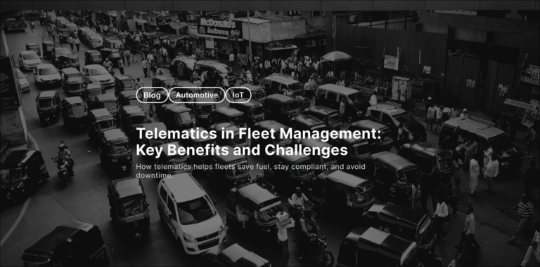 Telematics in Fleet Management